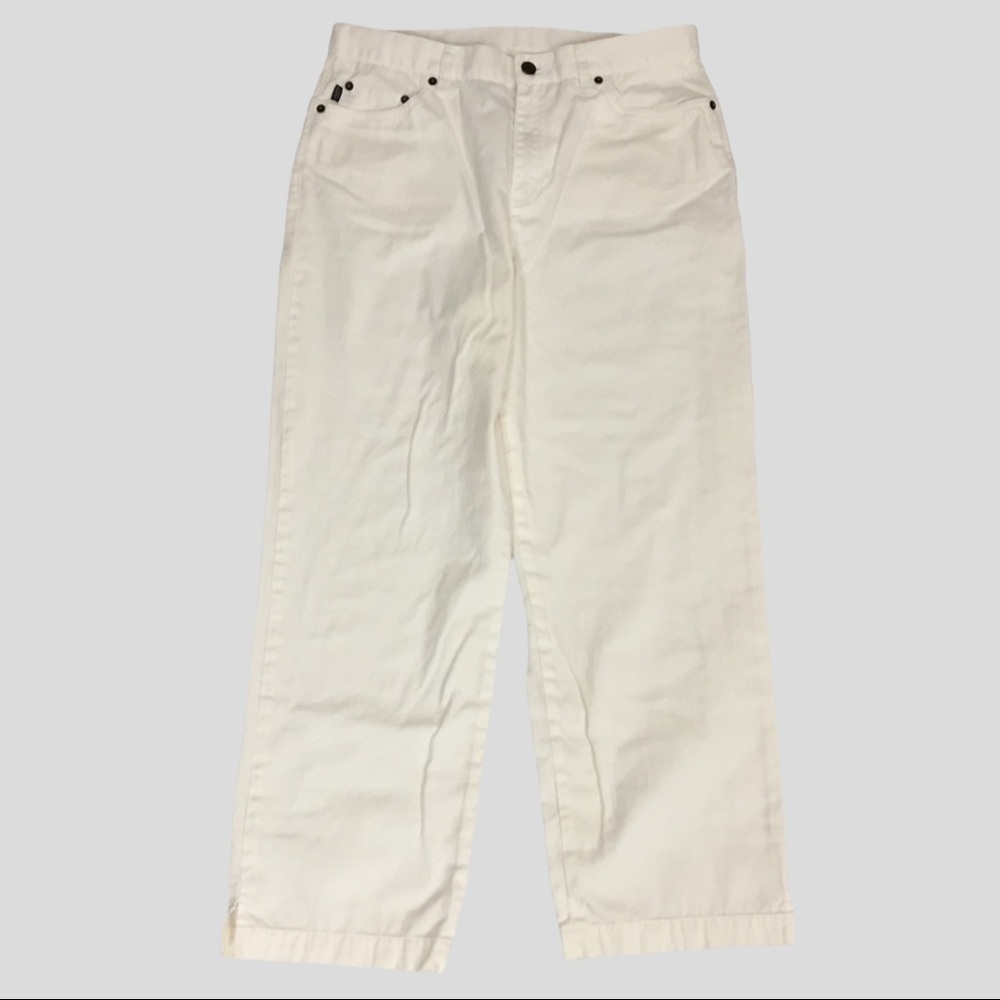 Lauren Ralph Lauren Crop White Jeans - Picture 3 of 11
